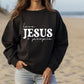 Love Jesus + people sweatshirt