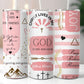 God is my Anchor Skinny 20 oz Tumbler